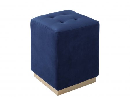 Margot Electric Blue Ottoman