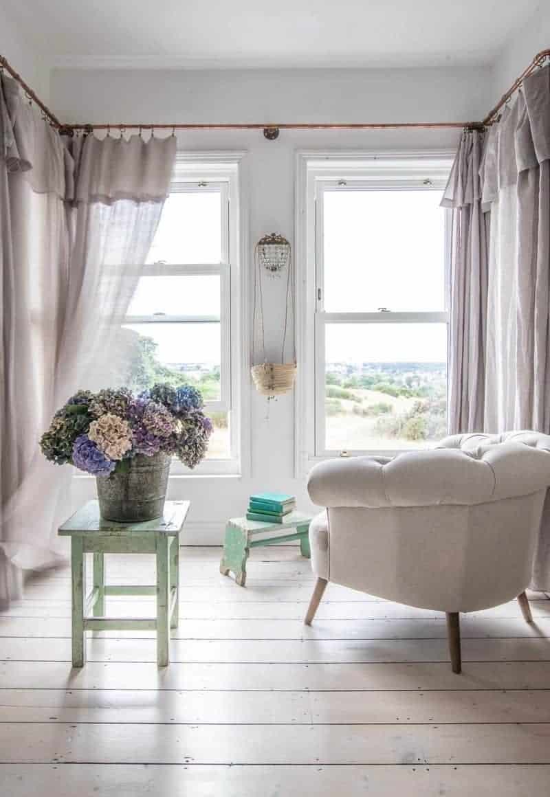 Eversley Natural Armchair Bay Window