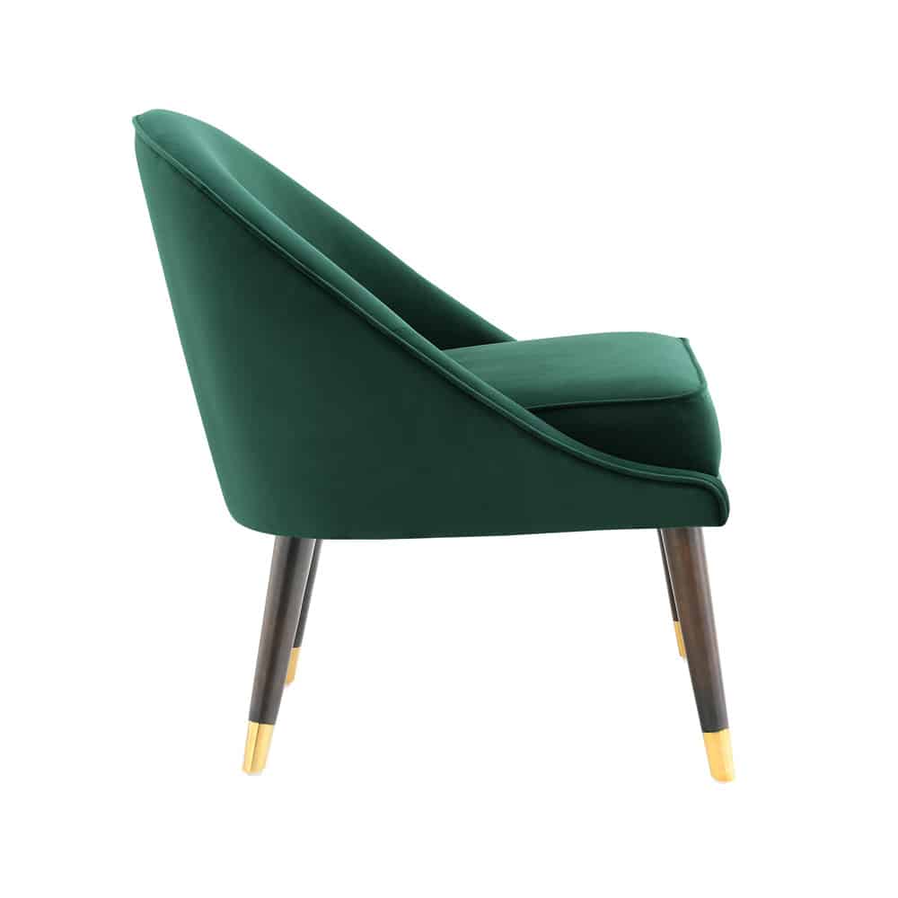 Ava Emerald Green Velvet Cocktail Chair