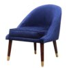 Ava Sapphire Blue Velvet Cocktail Chair