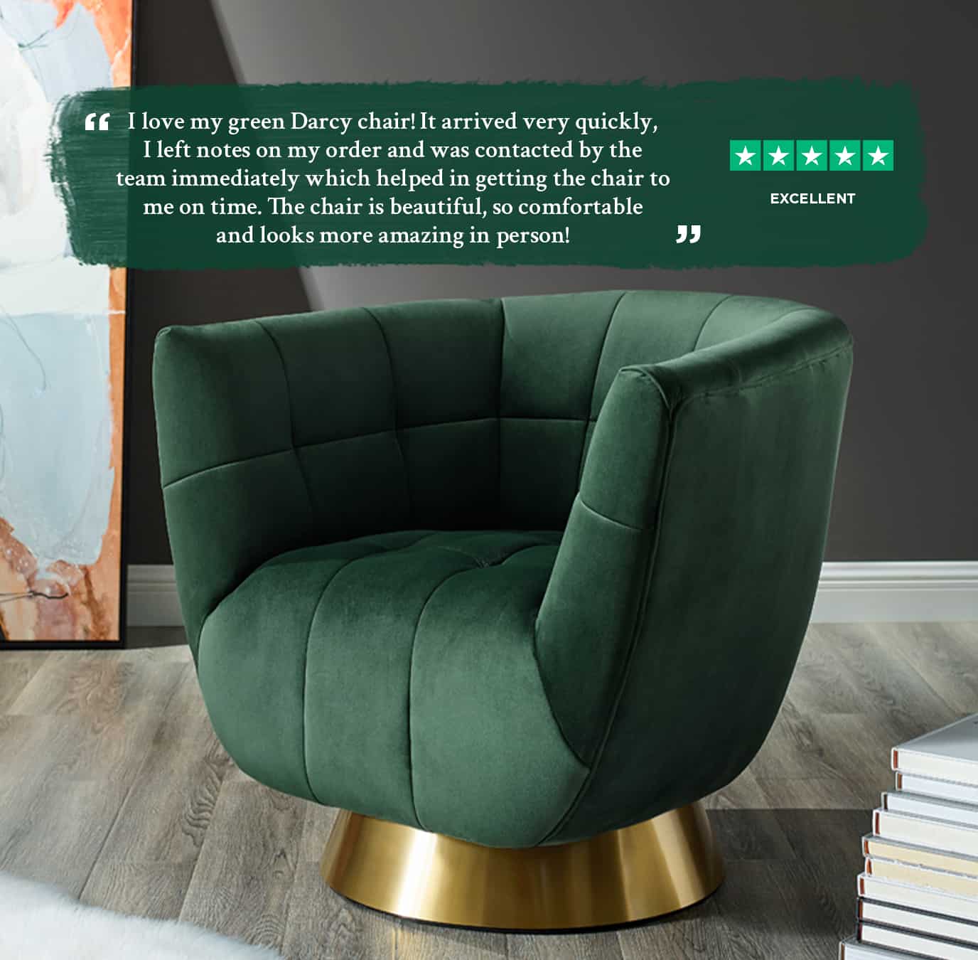 Darcy Green Chair