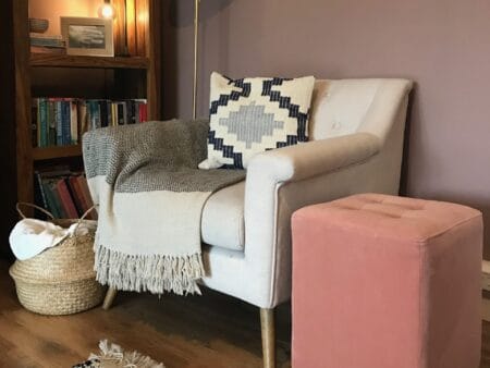 Margot Blush Pink Footstool