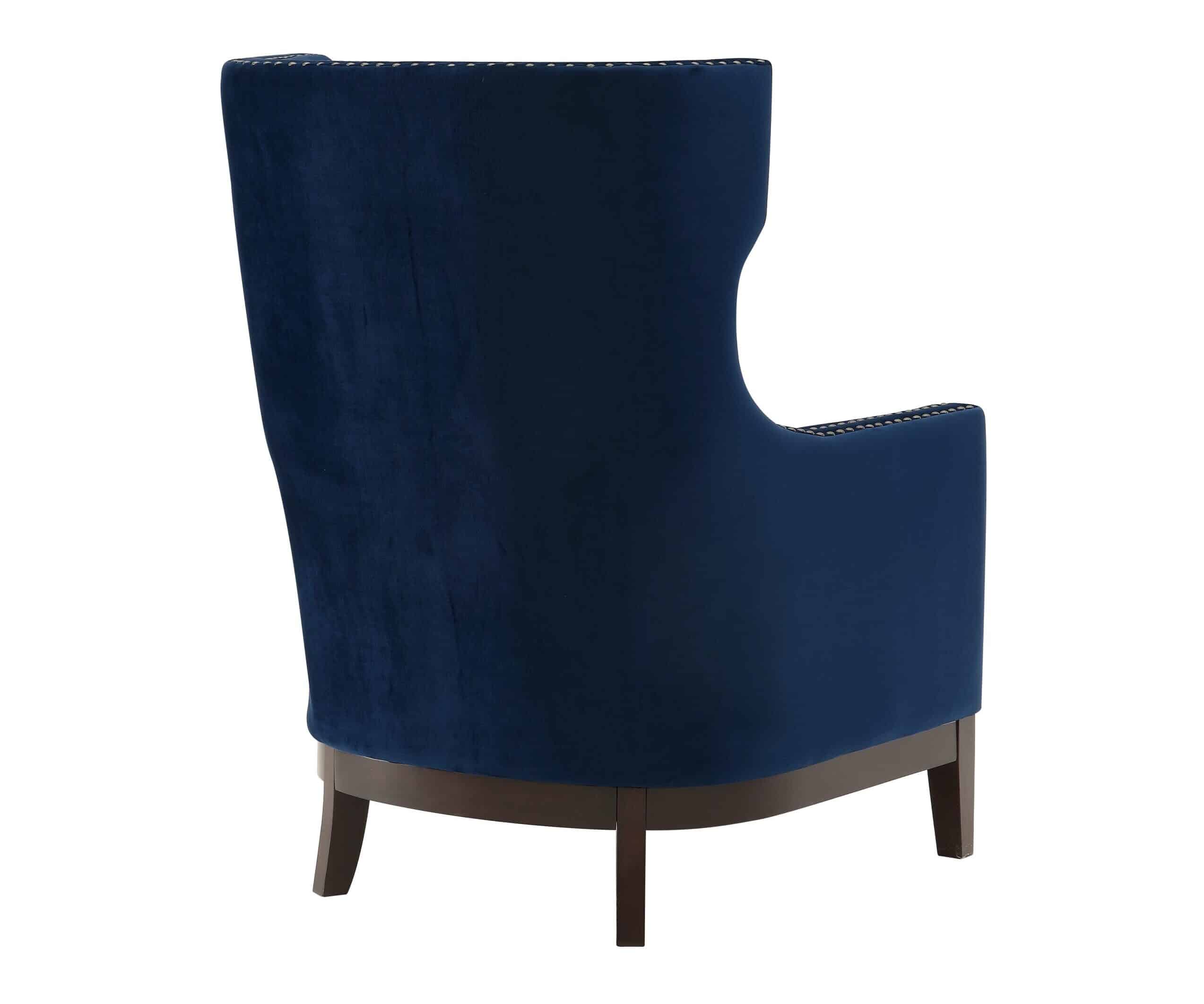 Wilton Sapphire Blue Velvet Chair