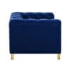 Charlotte Persian Blue Velvet Armchair