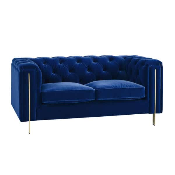 Charlotte Persian Blue Two Seater Sofa