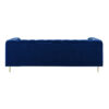 Charlotte Persian Blue Velvet Three Seater Sofa