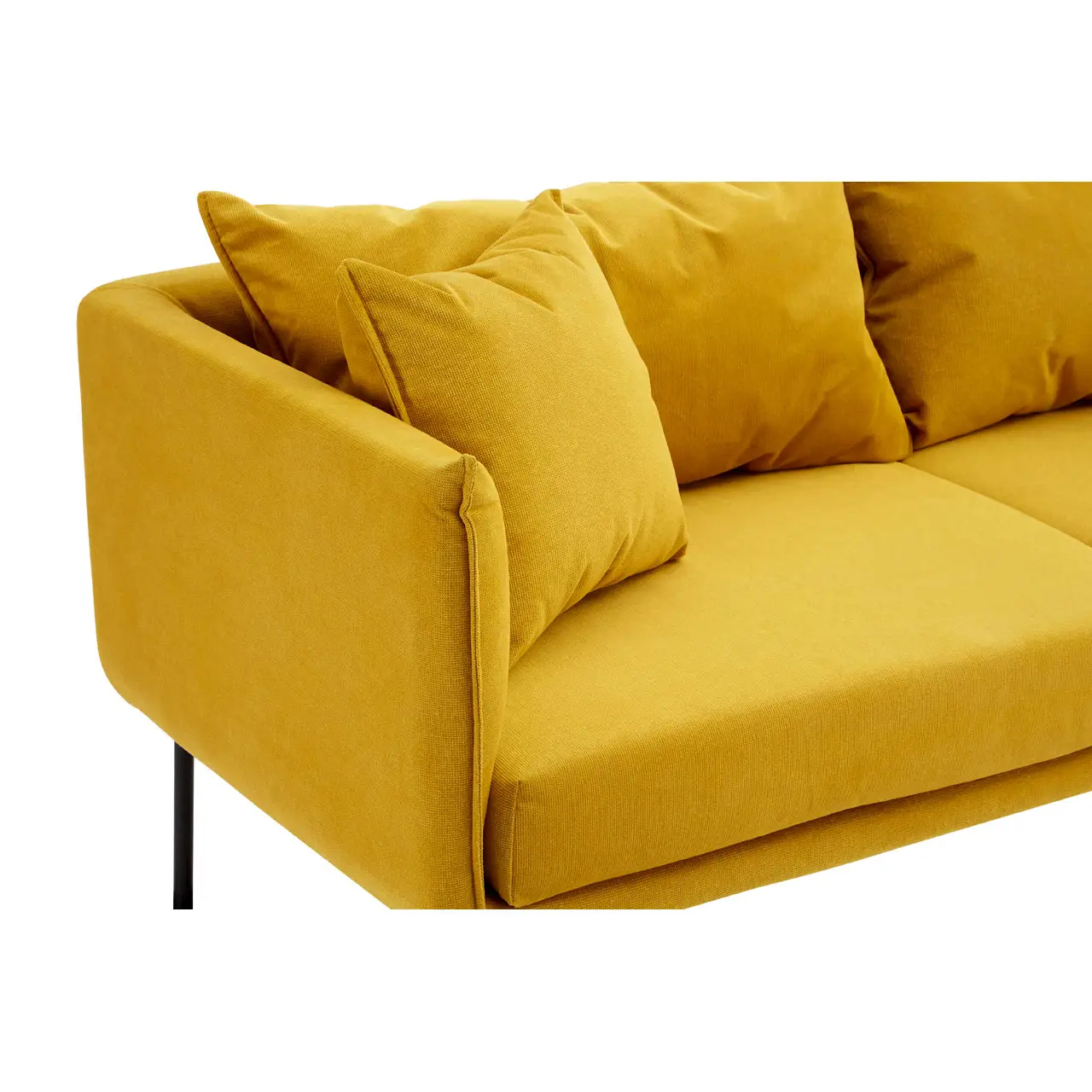 Maddox Yellow Two Seater Sofa