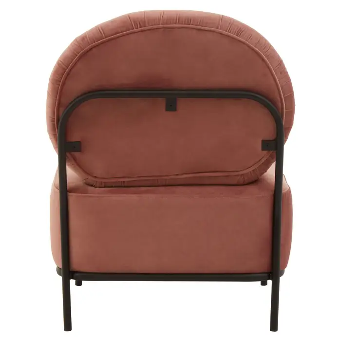 Mabel Dusky Rose Velvet Chair